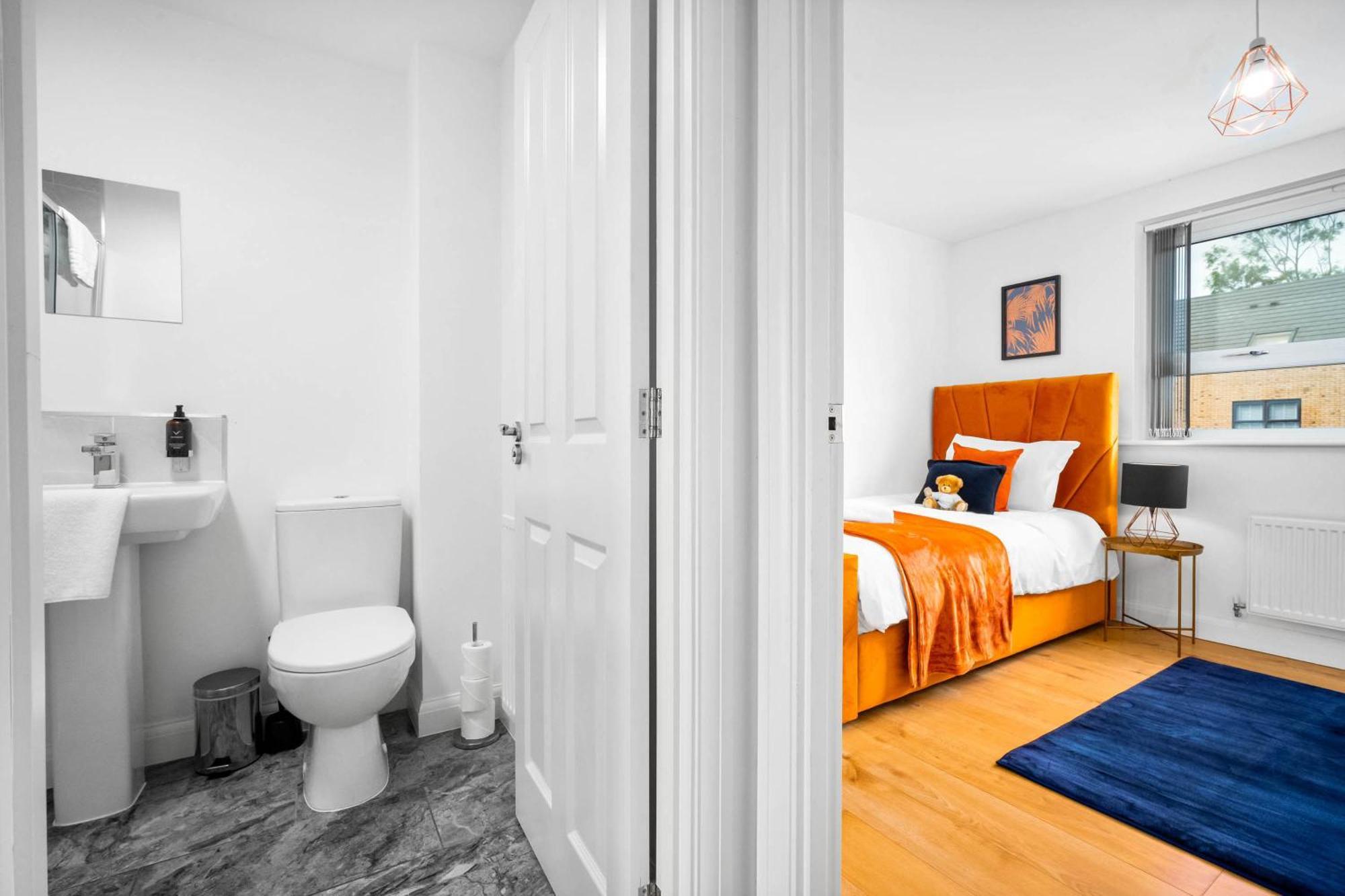 Luxury City Centre 5 Bed House With En-Suite, Bbq, On-Site Parking By Azura Nights Birmingam Exterior foto